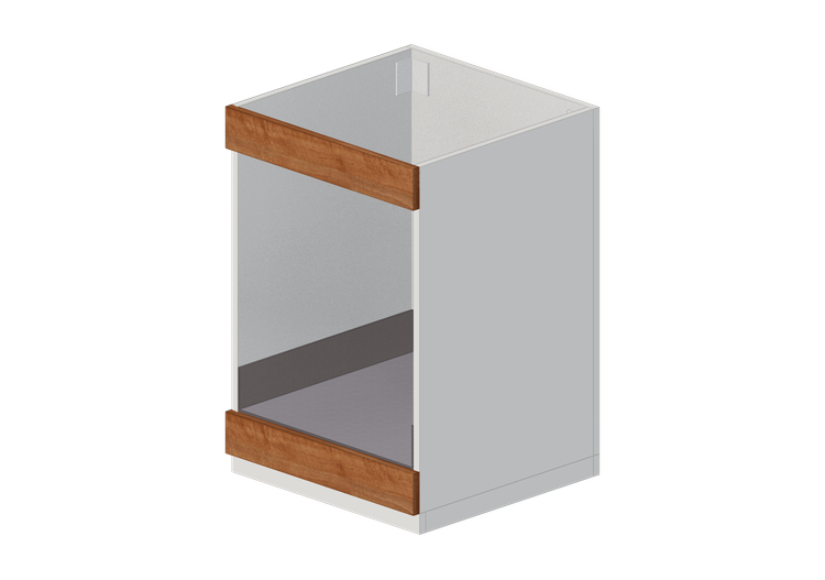 Armoires inférieures 3D - Meuble avec espace... Armoires inférieures 3D - Meuble avec espace...
