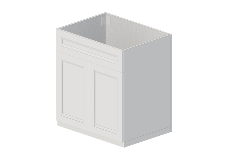 3D Bases - Armario bajo de madera lacada para fregadero -... 3D Bases - Armario bajo de madera lacada para fregadero -...