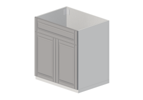 3D Bases - Lacquered wood sink base cabinet - Ikea - Method