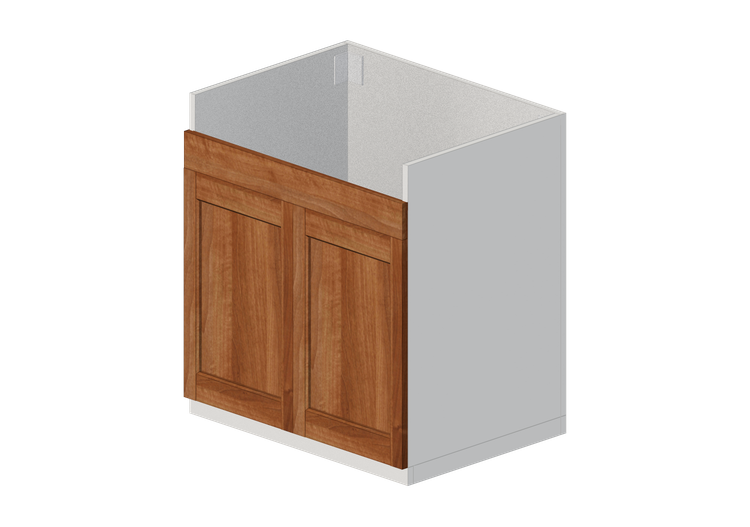 3D Unterschränke - Unterschrank für Spüle aus Holz lackiert... 3D Unterschränke - Unterschrank für Spüle aus Holz lackiert...