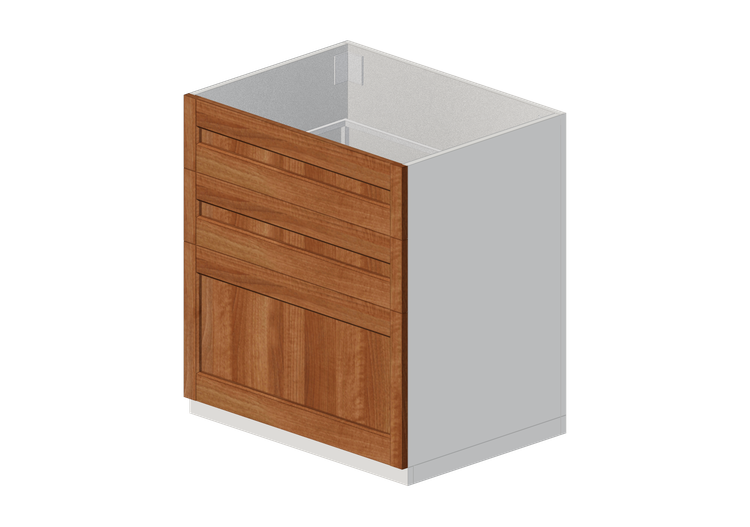 3D Bases - Armario bajo de madera lacada para fregadero -... 3D Bases - Armario bajo de madera lacada para fregadero -...