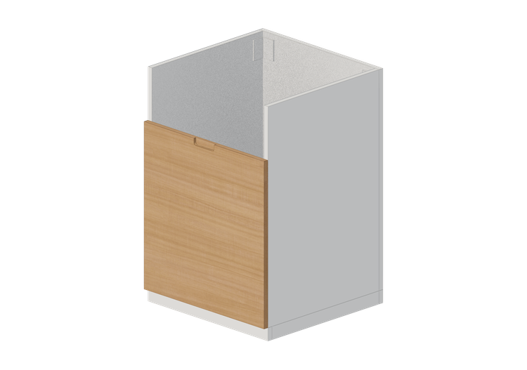 3D Bases - Armario bajo para fregadero de madera lacada -... 3D Bases - Armario bajo para fregadero de madera lacada -...