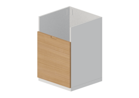 Armoires inf&eacute;rieures 3D - &Eacute;l&eacute;ment bas pour &eacute;vier en bois laqu&eacute; - Ikea - Metod - Fr&ouml;jered