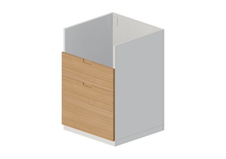 3D Unterschränke - Unterschrank für Spüle aus Holz lackiert... 3D Unterschränke - Unterschrank für Spüle aus Holz lackiert...