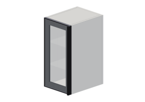 吊柜 - Wall cabinet in lacquered wood - Ikea - Metod - Hejsta