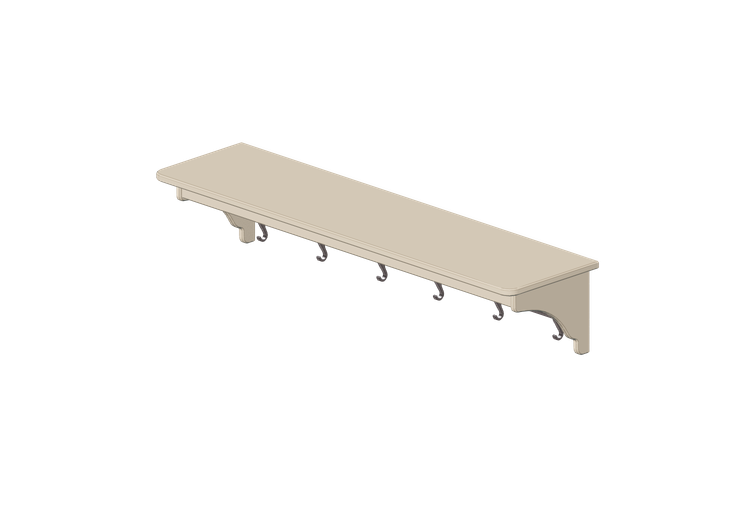 Armoires supérieures 3D - Étagère en bois laqué - Ikea -... Armoires supérieures 3D - Étagère en bois laqué - Ikea -...