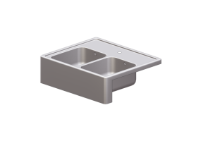 Lavelli 3D - Lavello in cromo opaco - Ikea - Bredsjӧn