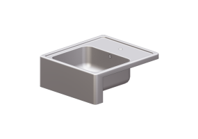 Fregaderos 3D - Fregadero en cromo mate - Ikea - Bredsjӧn