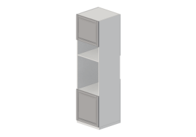 Colunas 3D - M&oacute;vel de coluna de madeira envernizada - Ikea - Metod - Bodbyn