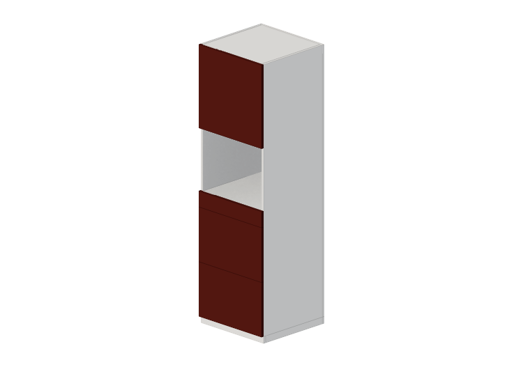 Colunas 3D - Móvel de coluna c/ espaço p/ eletrodomésticos... Colunas 3D - Móvel de coluna c/ espaço p/ eletrodomésticos...