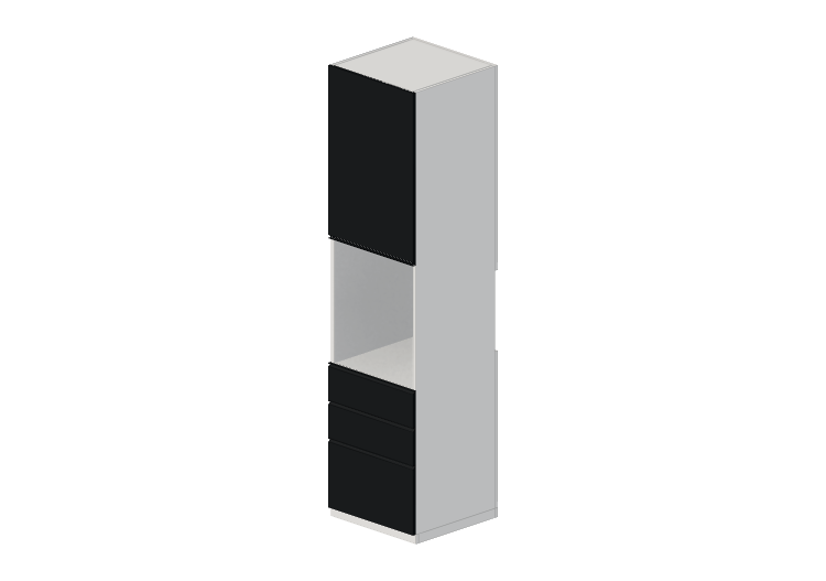 Columnas 3D - Armario columna con electrodomésticos... Columnas 3D - Armario columna con electrodomésticos...
