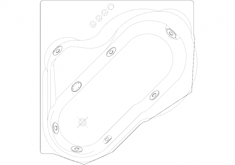 Sanitaires DWG - 2DT_198 - ACCA software
