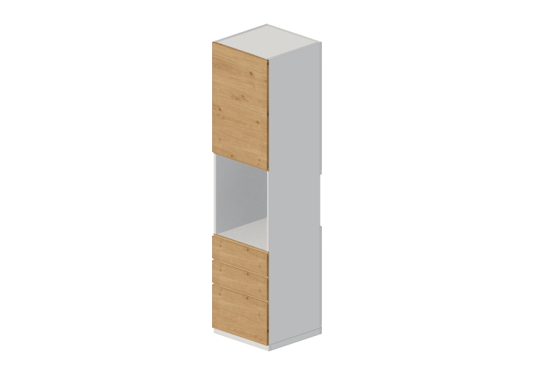 Colunas 3D - Móvel de coluna c/ espaço p/ eletrodomésticos... Colunas 3D - Móvel de coluna c/ espaço p/ eletrodomésticos...