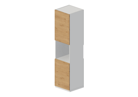 Colonne 3D - Mobile a colonna con incasso elettrodomestici - Ikea - Metod - Voxtorp