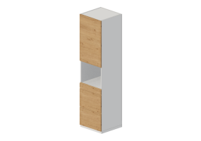 3D Columns - Column cabinet with recessed appliances - Ikea - Method - Voxtorp
