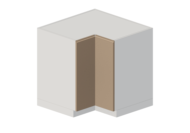 Meubles 3D - Meuble d'angle en bois laqué - Ikea - Metod -... Meubles 3D - Meuble d'angle en bois laqué - Ikea - Metod -...
