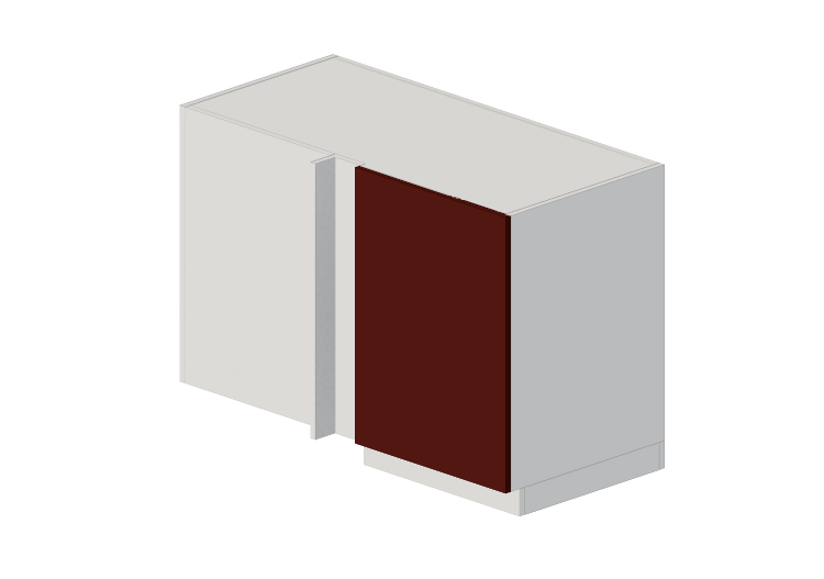 Meubles 3D - Meuble d'angle en bois laqué - Ikea - Metod -... Meubles 3D - Meuble d'angle en bois laqué - Ikea - Metod -...