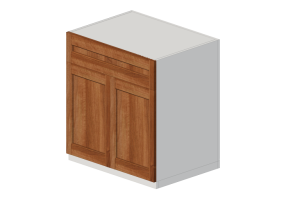 3D Furniture - Corner cabinet in lacquered wood - Ikea - Method - Enköping