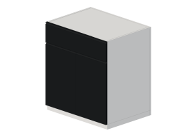 Móveis 3D - Móvel de madeira envernizada - Ikea - Metod - Upplöv