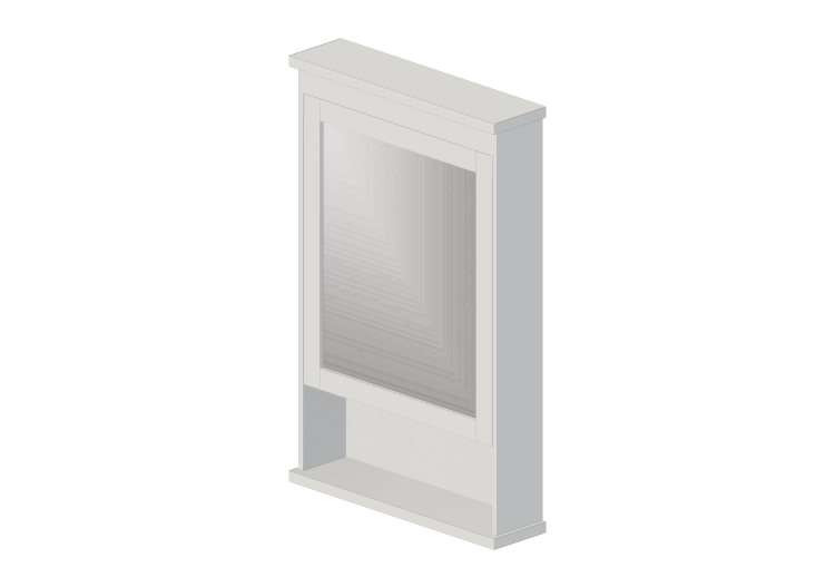 3D Furniture - Mirror cabinet in lacquered wood - Ikea -... 3D Furniture - Mirror cabinet in lacquered wood - Ikea -...