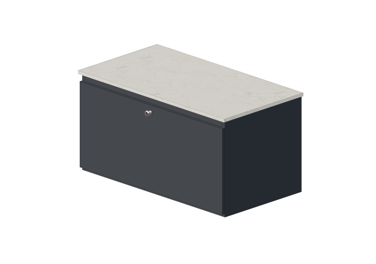 Meubles 3D - Meuble pour lavabo en bois laqué - Ikea -... Meubles 3D - Meuble pour lavabo en bois laqué - Ikea -...