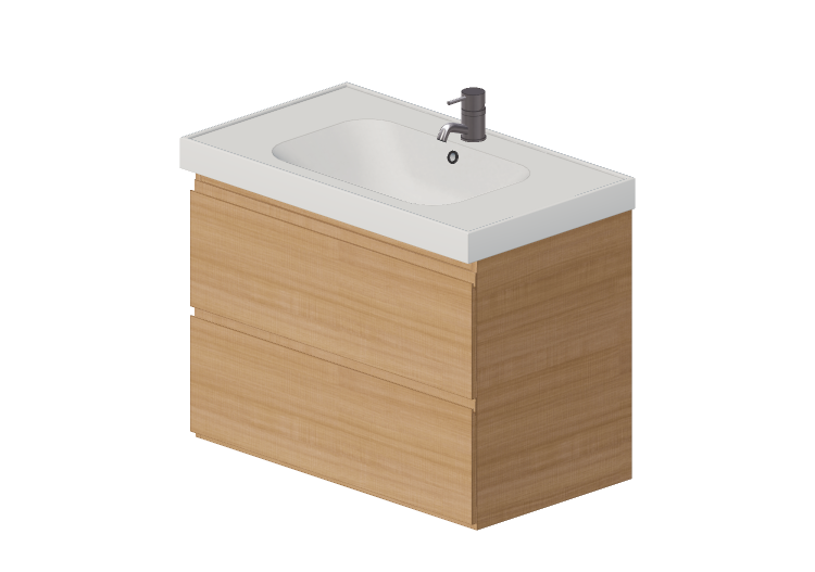 Meubles 3D - Combinaison pour salle de bain - Ikea -... Meubles 3D - Combinaison pour salle de bain - Ikea -...