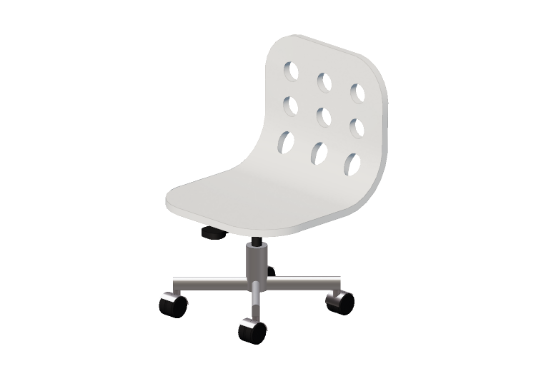 Cadeira 3D - Cadeira de plástico per bambini - Ikea - Jules... Cadeira 3D - Cadeira de plástico per bambini - Ikea - Jules...