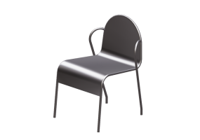 Cadeira 3D - Cadeira de metal - Ikea - Tunholmen