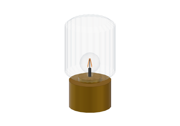 Lámparas de mesa 3D - Lámpara de mesa en vidrio - Ikea -... Lámparas de mesa 3D - Lámpara de mesa en vidrio - Ikea -...