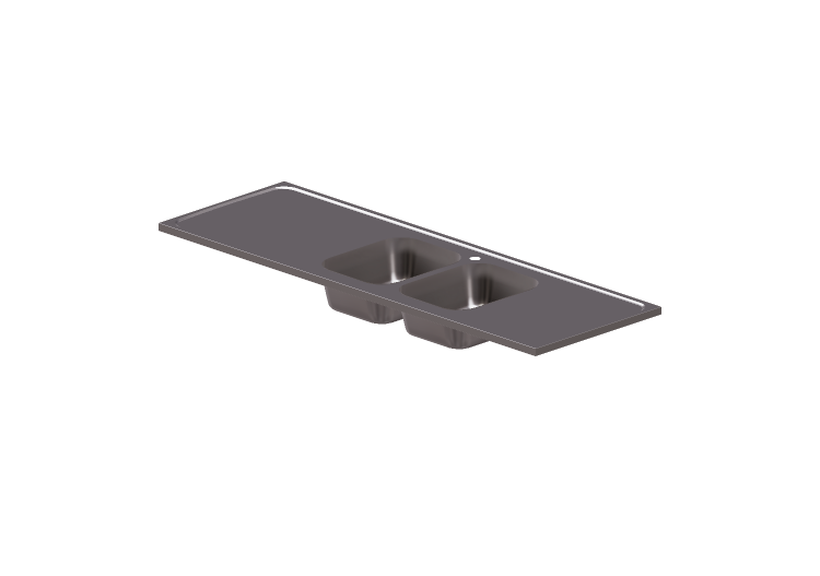 Fregaderos 3D - Fregadero de dos senos - Intra - AH08-P -... Fregaderos 3D - Fregadero de dos senos - Intra - AH08-P -...