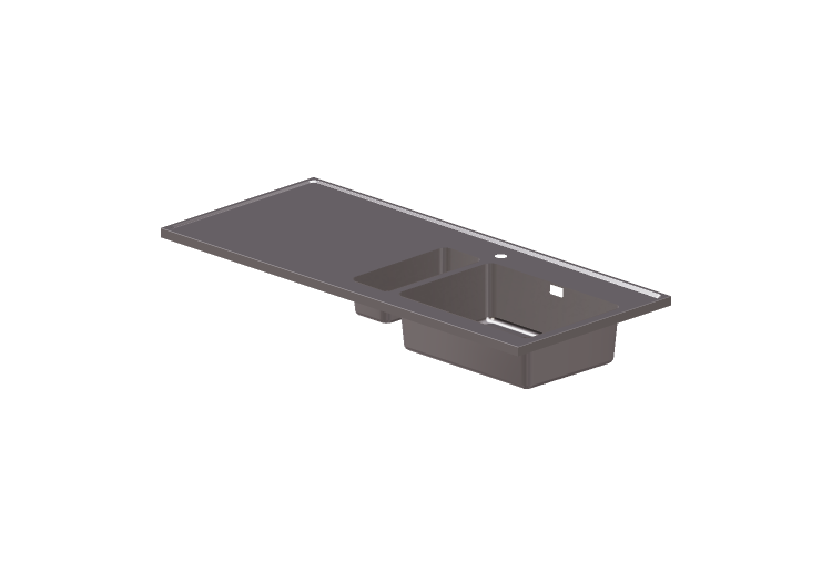 3D Spülbecken - Spüle zwei Becken - Intra - QGX14-03 -... 3D Spülbecken - Spüle zwei Becken - Intra - QGX14-03 -...
