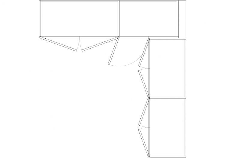 Armadi DWG - Armadio battenti angolare dx 01 - ACCA...
