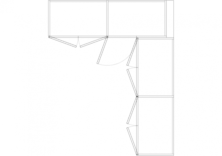 Armadi DWG - Armadio battenti angolare dx 02 - ACCA...
