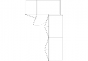 Armoires DWG - Armoire battants angulaire dte 04