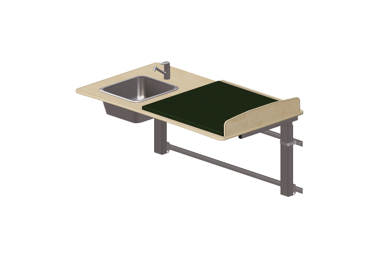 Accessori 3D - Fasciatoio con lavabo - Jeltec - Elit Vagg... Accessori 3D - Fasciatoio con lavabo - Jeltec - Elit Vagg...