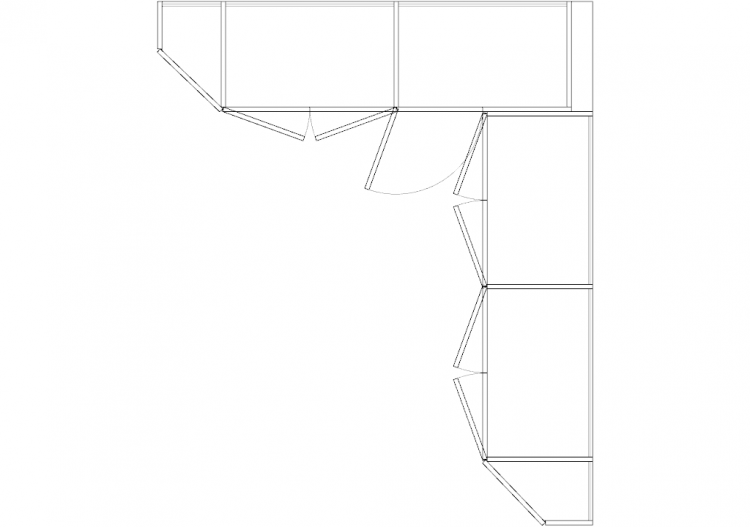 Armoires DWG - Armoire battants angulaire dte 06 - ACCA...