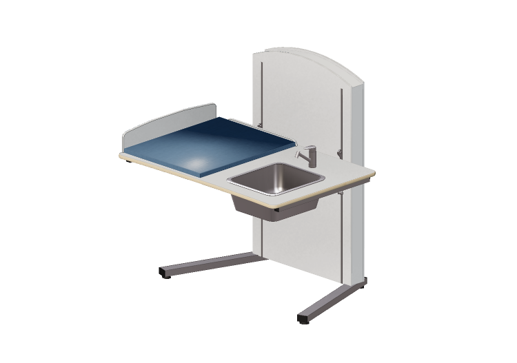 Accessori 3D - Fasciatoio con lavabo regolabile - Jeltec -... Accessori 3D - Fasciatoio con lavabo regolabile - Jeltec -...