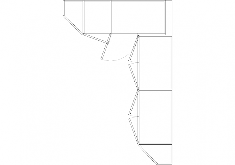 Armoires DWG - Armoire battants angulaire dte 08 - ACCA...