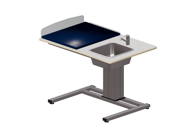 3D Accessories - Changing table with washbasin - Jeltec -... 3D Accessories - Changing table with washbasin - Jeltec -...