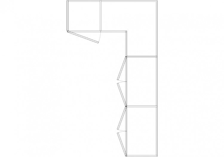 Armoires DWG - Armoire battants angulaire dte 11 - ACCA...