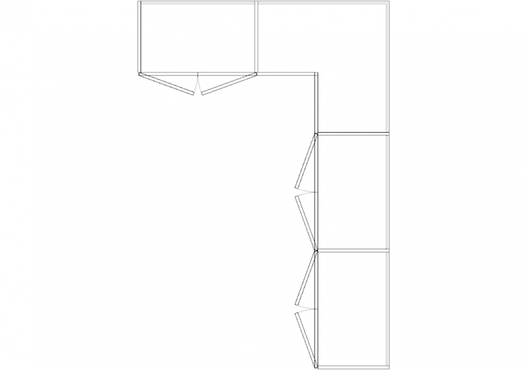 Armadi DWG - Armadio battenti angolare dx 12 - ACCA...