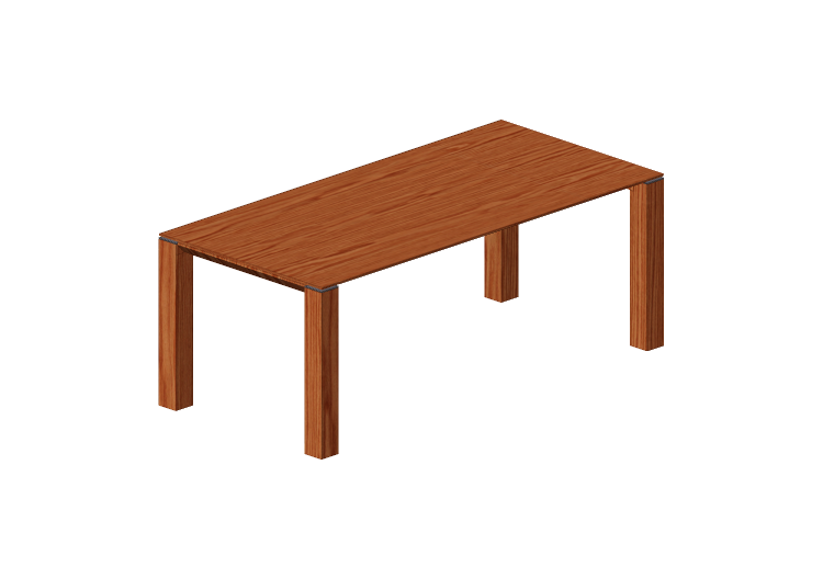 Tables 3D - Table en bois - Jori - Opera - T200GHW - Jori Tables 3D - Table en bois - Jori - Opera - T200GHW - Jori