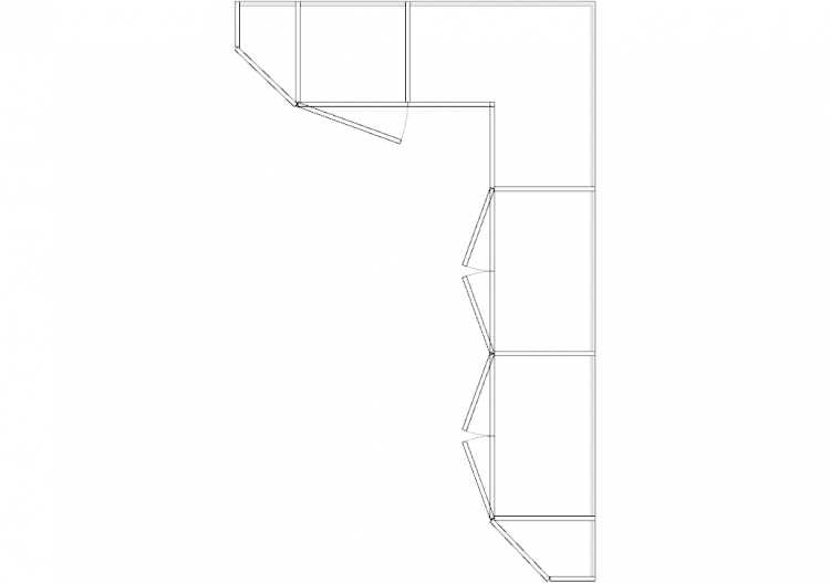 Armoires DWG - Armoire battants angulaire dte 16 - ACCA...
