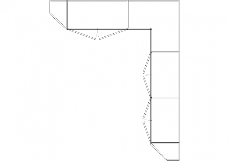 Armoires DWG - Armoire battants angulaire dte 18 - ACCA...