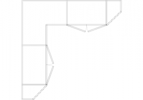 Armoires DWG - Armoire battants angulaire gch 14