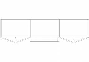 Wardrobes DWG - Hinged door Wardrobe and drawers 03