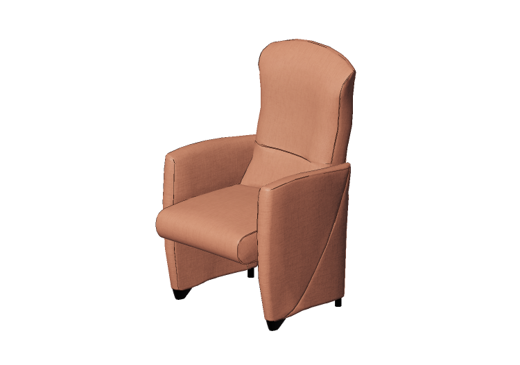 Sofás 3D - Poltrona em tecido - Jori - Tulip - AC66B109 -... Sofás 3D - Poltrona em tecido - Jori - Tulip - AC66B109 -...