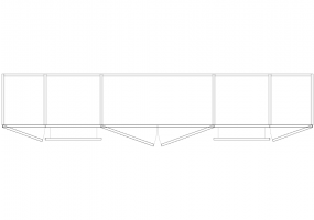 Wardrobes DWG - Hinged door Wardrobe and drawers 10