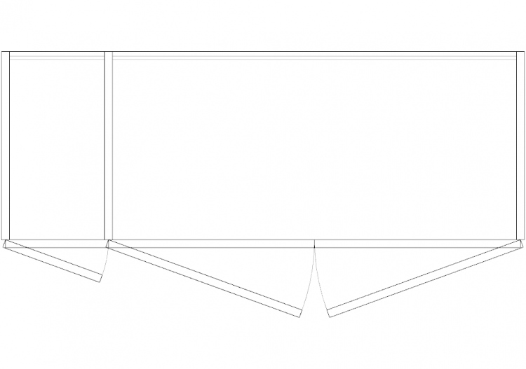 Wardrobes DWG - 3 Door Hinged Wardrobe 07 - ACCA software