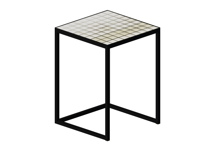 3D Tisch - Tisch quadratisch - Kare – 82984A - Kare 3D Tisch - Tisch quadratisch - Kare – 82984A - Kare